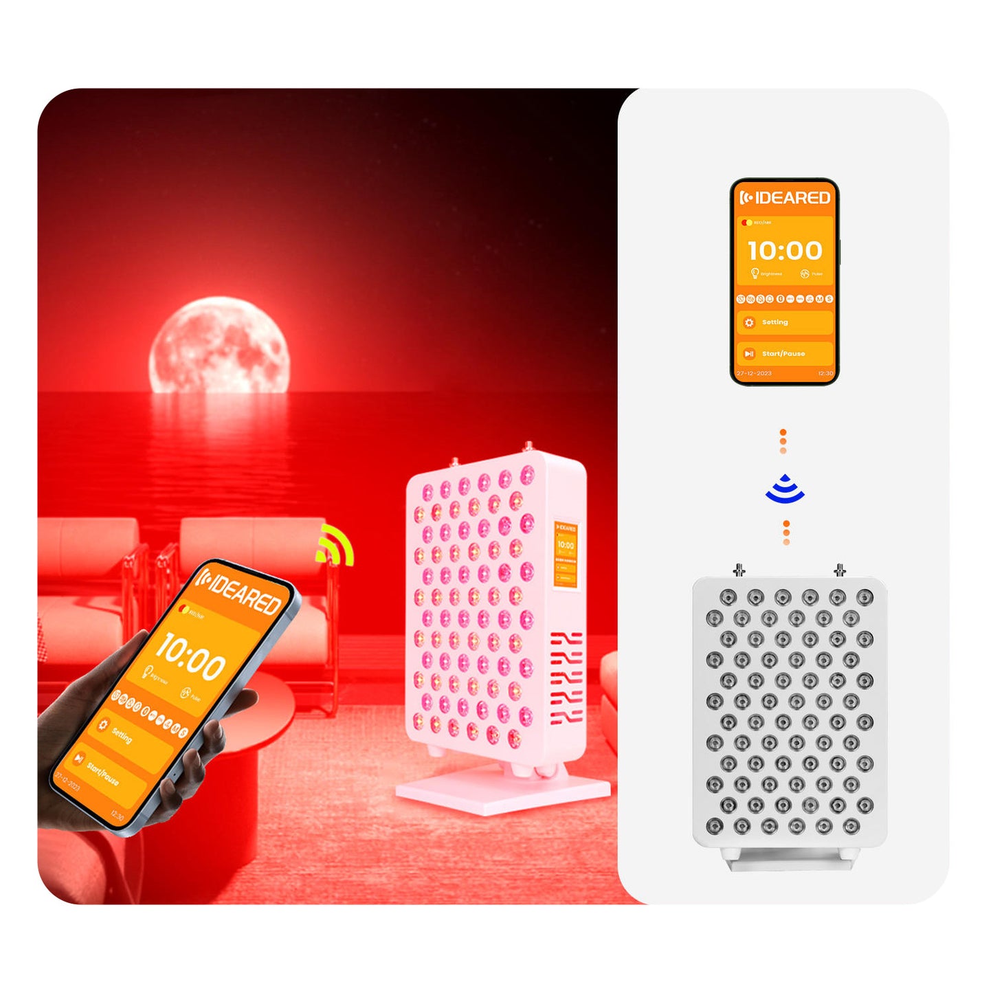 LumaGlō Pro Precision Red Light Therapy for Radiant Skin & Pain Relief