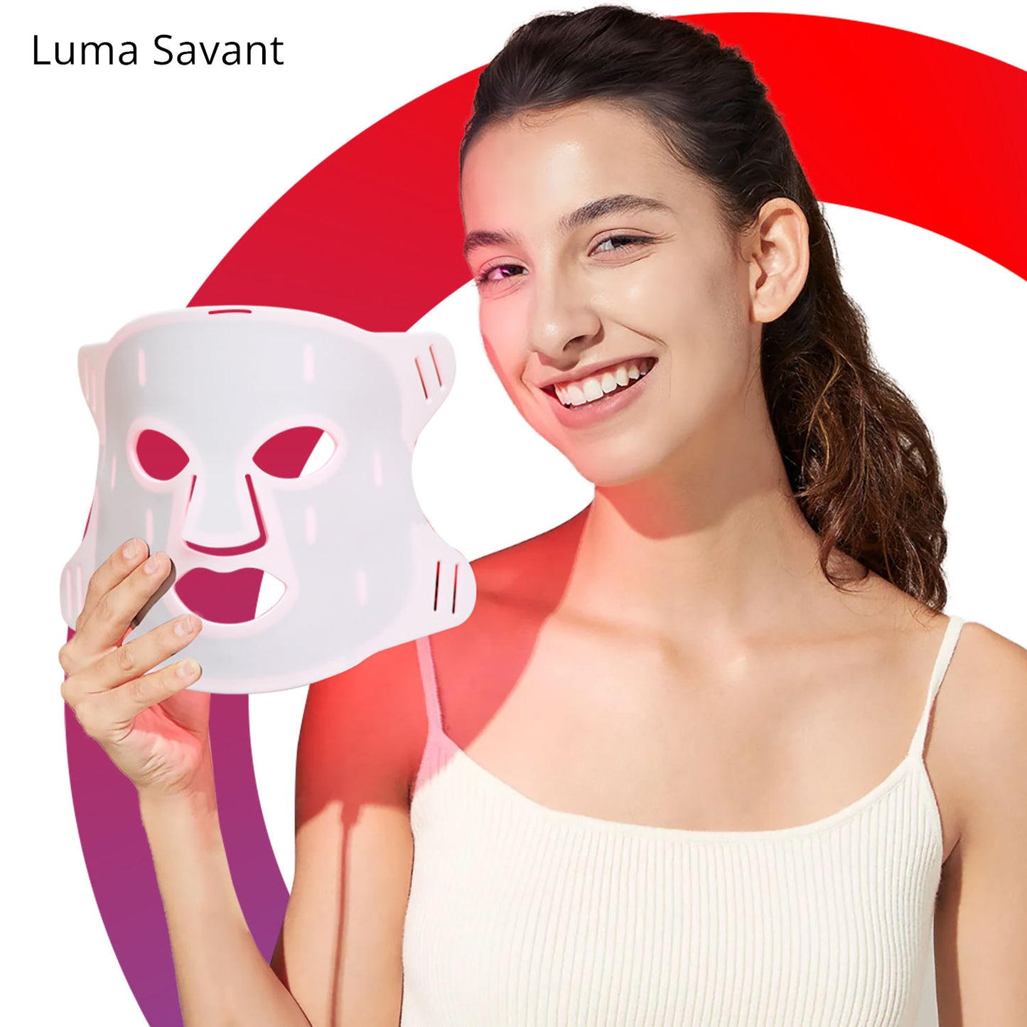 LumaVisage The Ultimate Quad Chip Red Light Therapy Mask